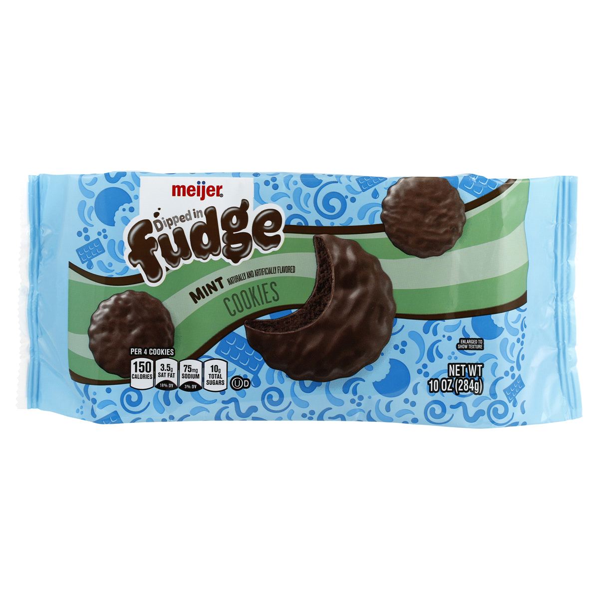 slide 1 of 2, Meijer Fudge Mint Cookies, 10 oz