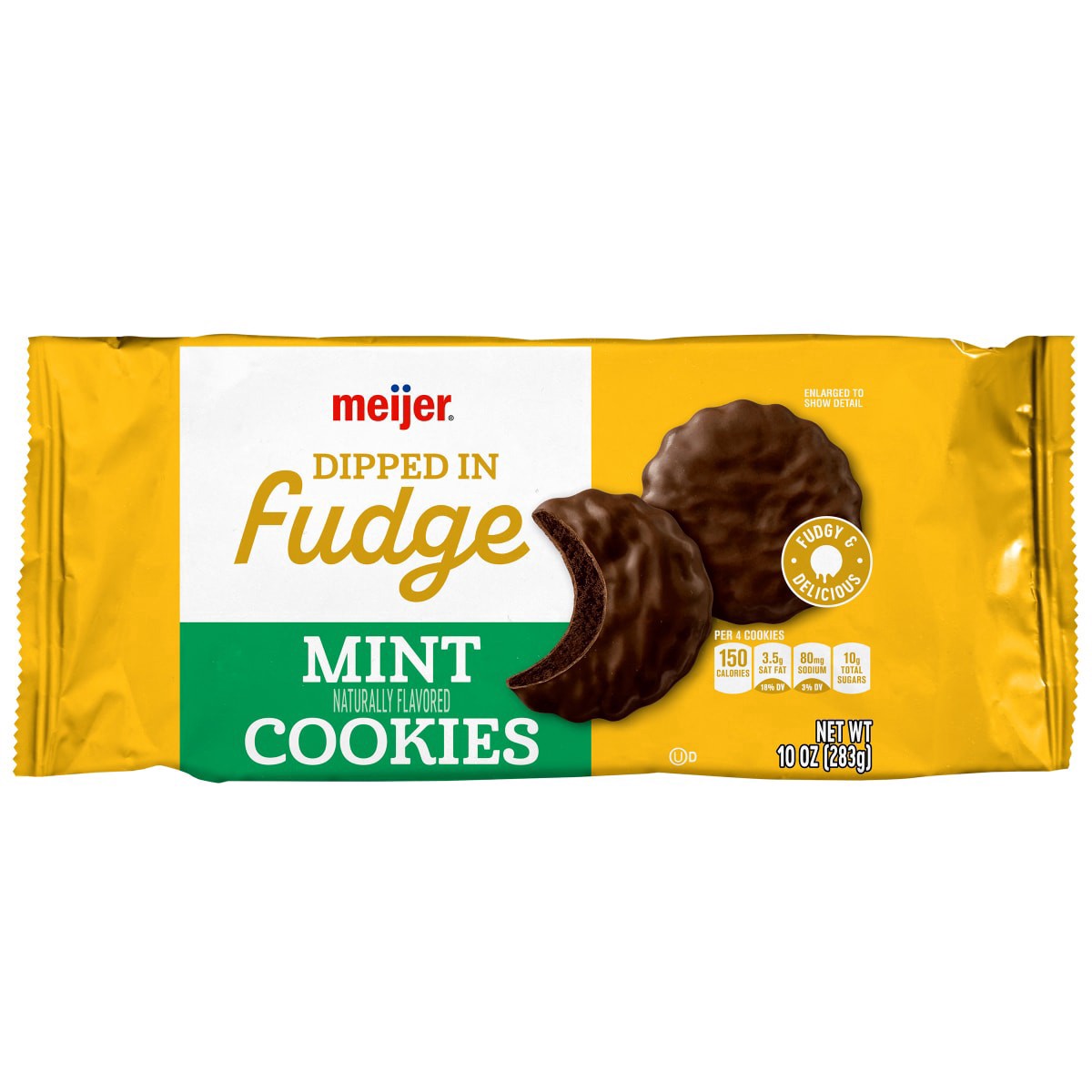 slide 1 of 13, Meijer Fudge Mint Cookies, 10 oz