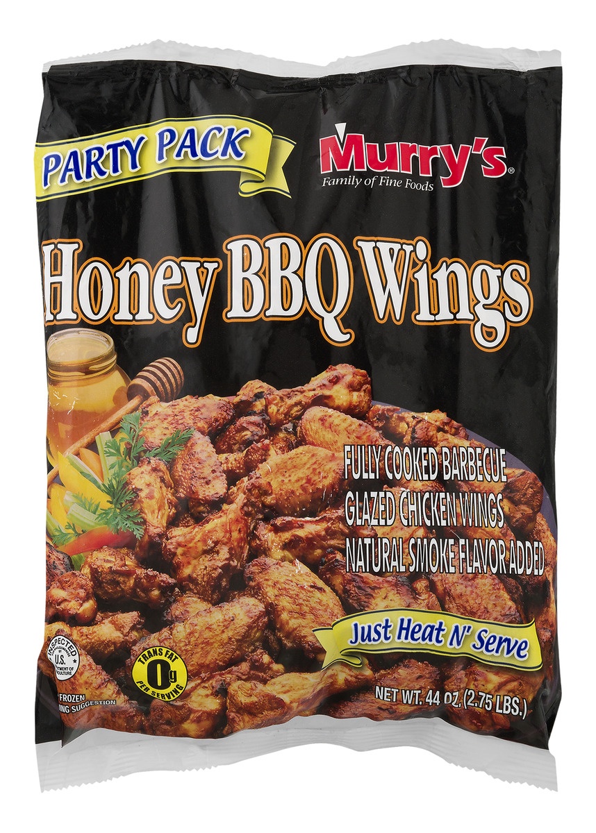 slide 1 of 1, Murry's Murrys Chicken Wings Honey Bbq Club Pack - 44 Oz,