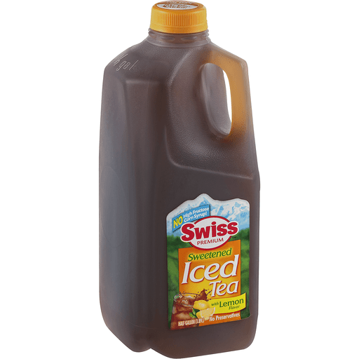 slide 7 of 9, Swiss Premium Sweetened Iced Tea with Lemon Sweet Iced Tea - Half Gallon Plastic Jug - 1/2 gal, 2 qt