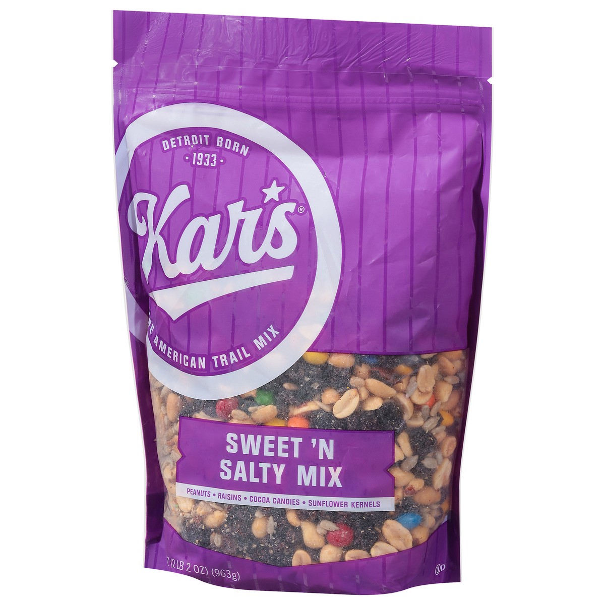 slide 3 of 11, Kar's Nut Products Kars Sweet & Salty Nut Trail Mix, 34 oz