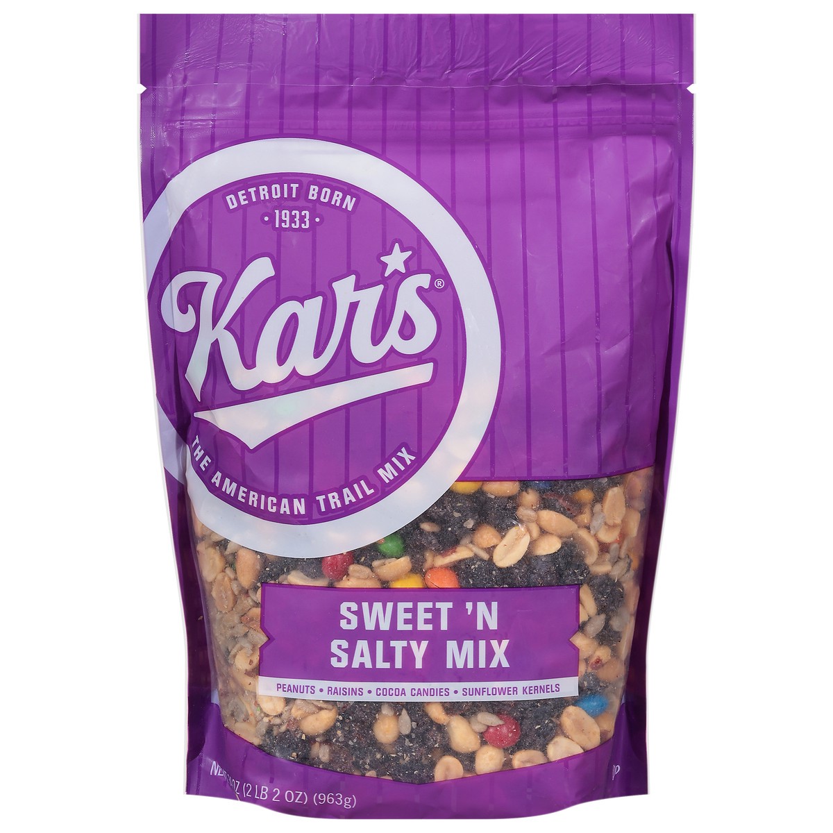 slide 11 of 11, Kar's Nut Products Kars Sweet & Salty Nut Trail Mix, 34 oz