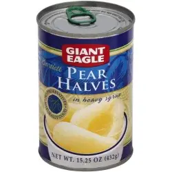 Giant Eagle Bartlett Pear Halves