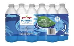 Giant Eagle Purified Water Bottles - 405.6 oz