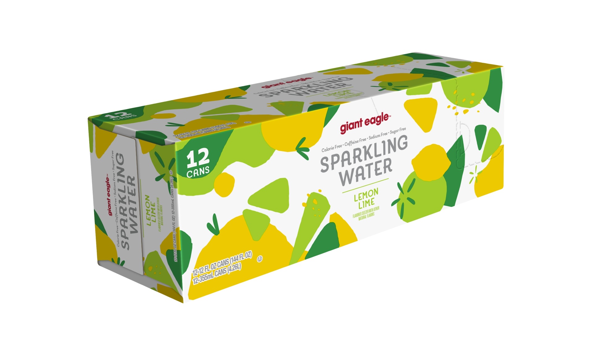 Giant Eagle Lemon Lime Sparkling Seltzer Water 144 oz Shipt