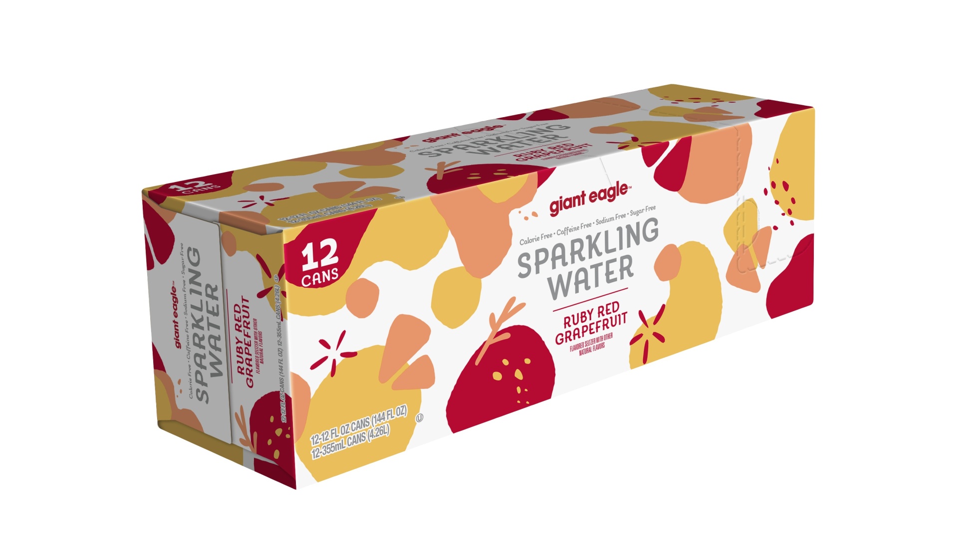 Giant Eagle Ruby Red Grapefruit Sparkling Seltzer Water 144 oz Shipt