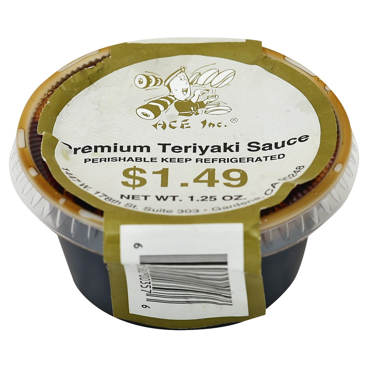 slide 4 of 4, ACE Sushi Ace Premium Teriyaki Sauce, 2 oz