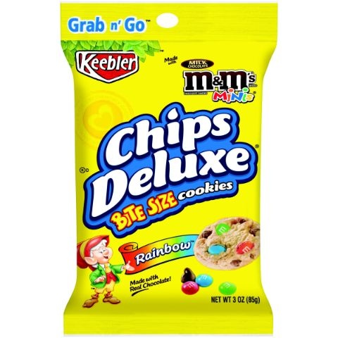 slide 1 of 1, Keebler Chips Deluxe Rainbow With M&M's, 3 oz