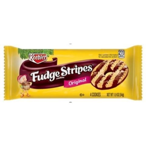 slide 1 of 1, Keebler Fudge Stripes, 1.9 oz