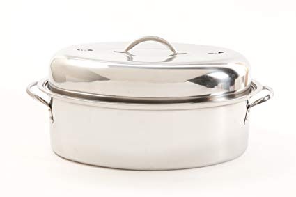 slide 1 of 1, Medium Oval Roaster, 1 ct