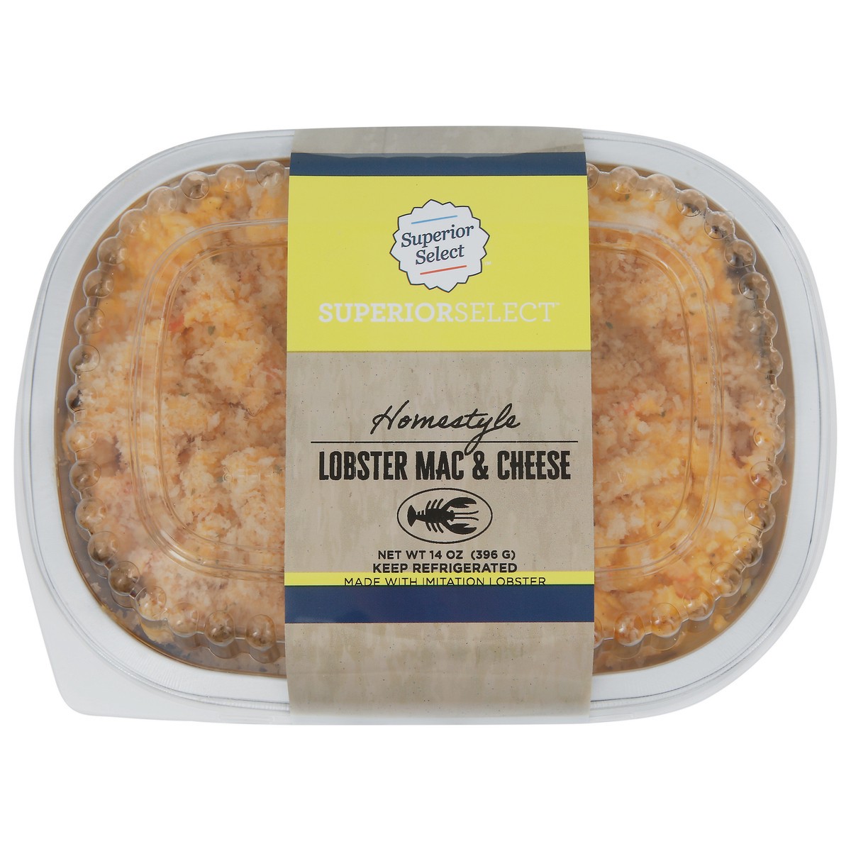 slide 3 of 7, Superior Select Homestyle Lobster Mac & Cheese 14 oz, 14 oz