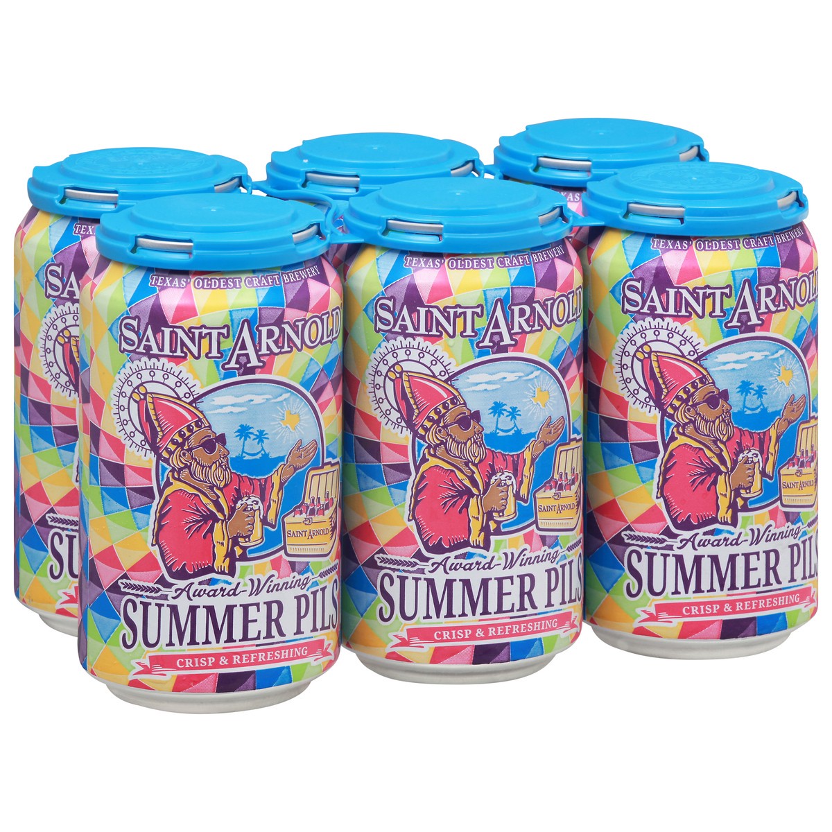 slide 7 of 9, Saint Arnold Summer Pils Cans, 6 ct; 12 oz