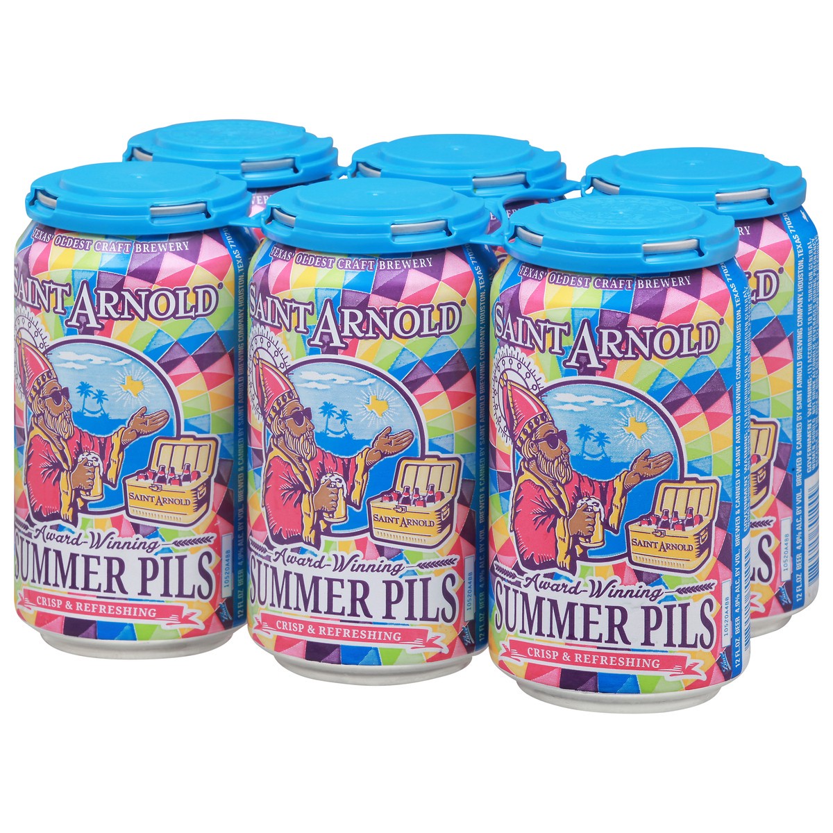 slide 4 of 9, Saint Arnold Summer Pils Cans, 6 ct; 12 oz