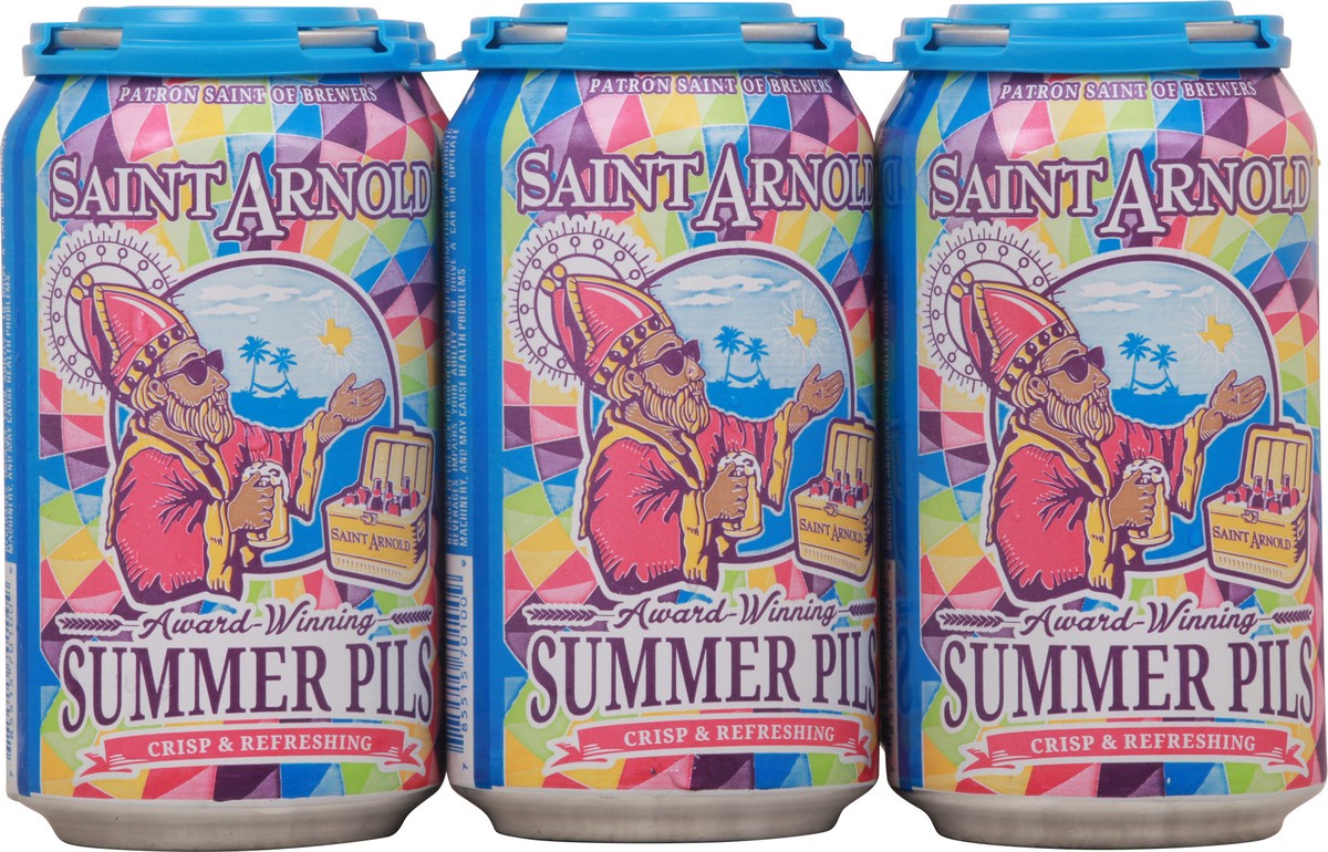 slide 8 of 9, Saint Arnold Summer Pils Cans, 6 ct; 12 oz