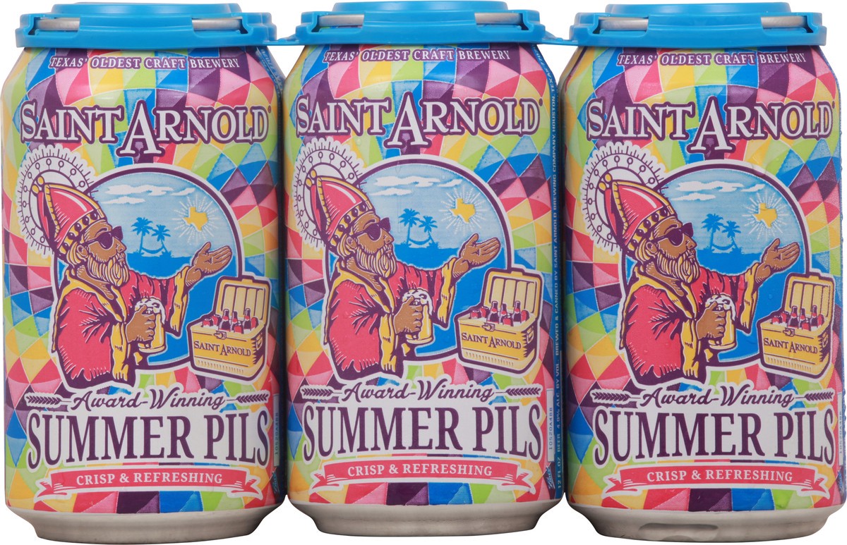 slide 5 of 9, Saint Arnold Summer Pils Cans, 6 ct; 12 oz