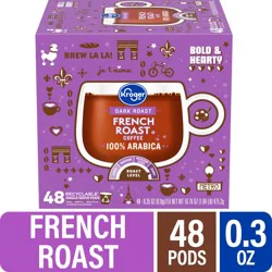 Kroger Dark Roast French Roast Coffee Pods