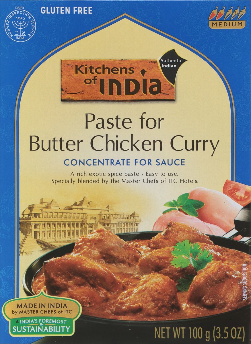 slide 7 of 11, Kitchens of India Medium Authentic Indian Paste For Butter Chicken Curry 3.5 oz, 3.5 oz