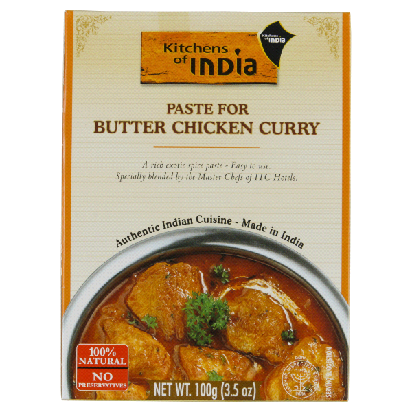 slide 1 of 11, Kitchens of India Medium Authentic Indian Paste For Butter Chicken Curry 3.5 oz, 3.5 oz