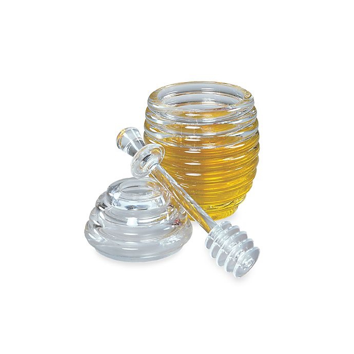 slide 1 of 1, Fox Run Honey Jar & Dipper, 1 ct