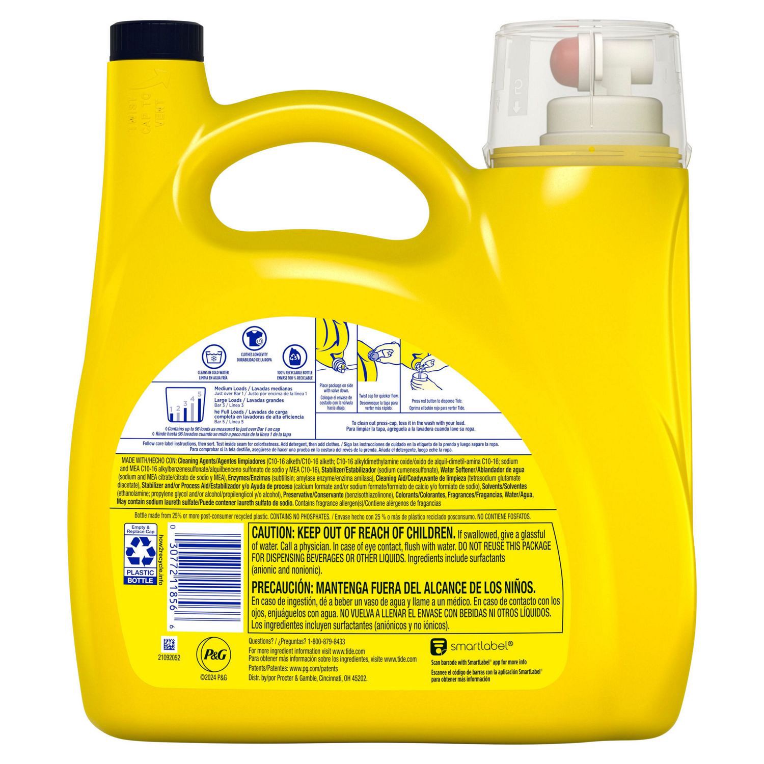 slide 5 of 7, Tide Simply Oxi Boost + Odor Defense, Tough On Stains And Odors, Fresh Linen Scent, 137 fl oz