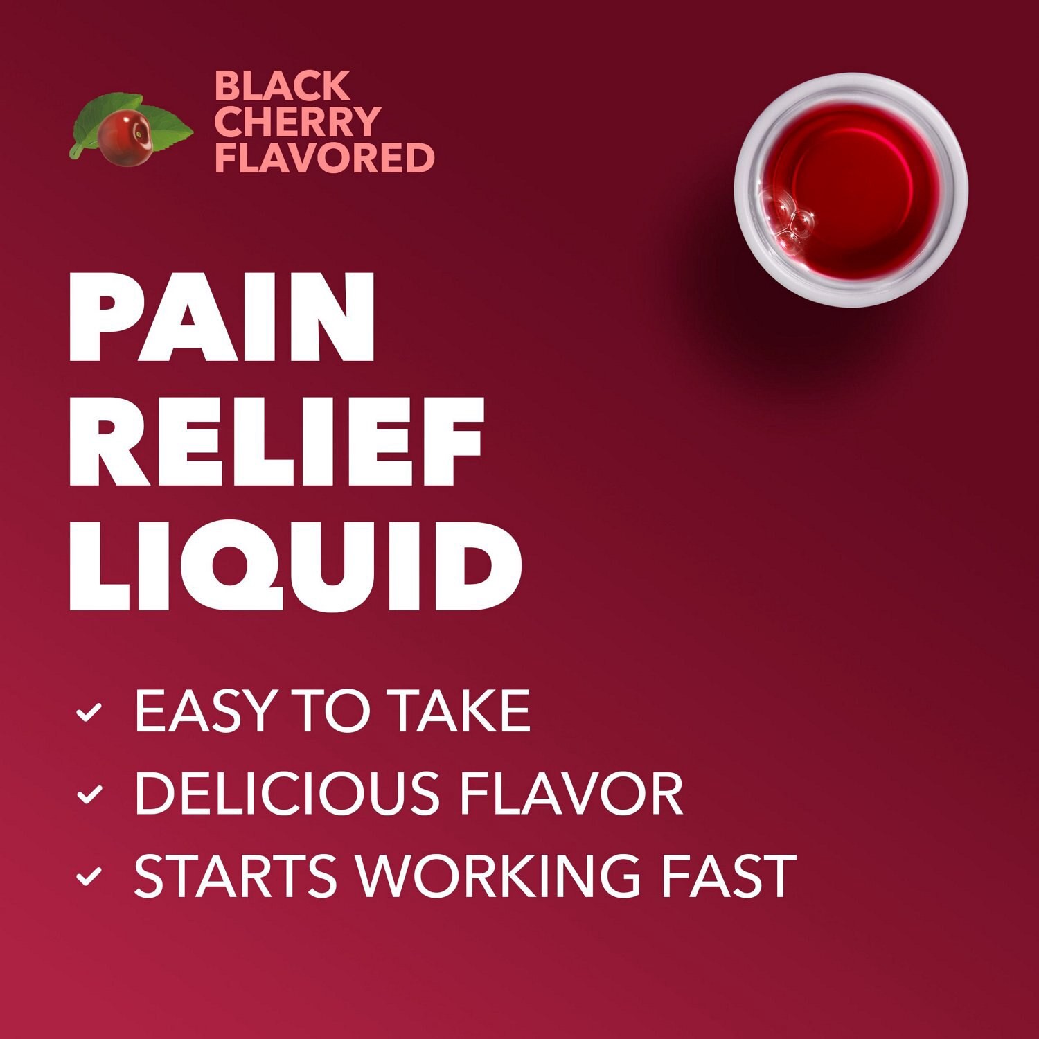 slide 10 of 10, Vicks Painquil Black Cherry, 12 fl oz