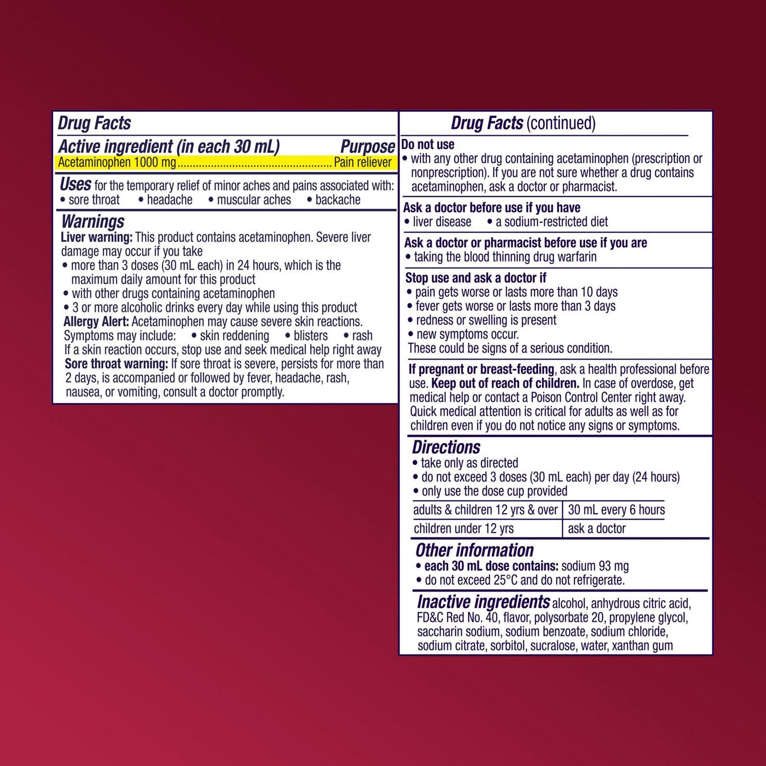 slide 6 of 10, Vicks Painquil Black Cherry, 12 fl oz