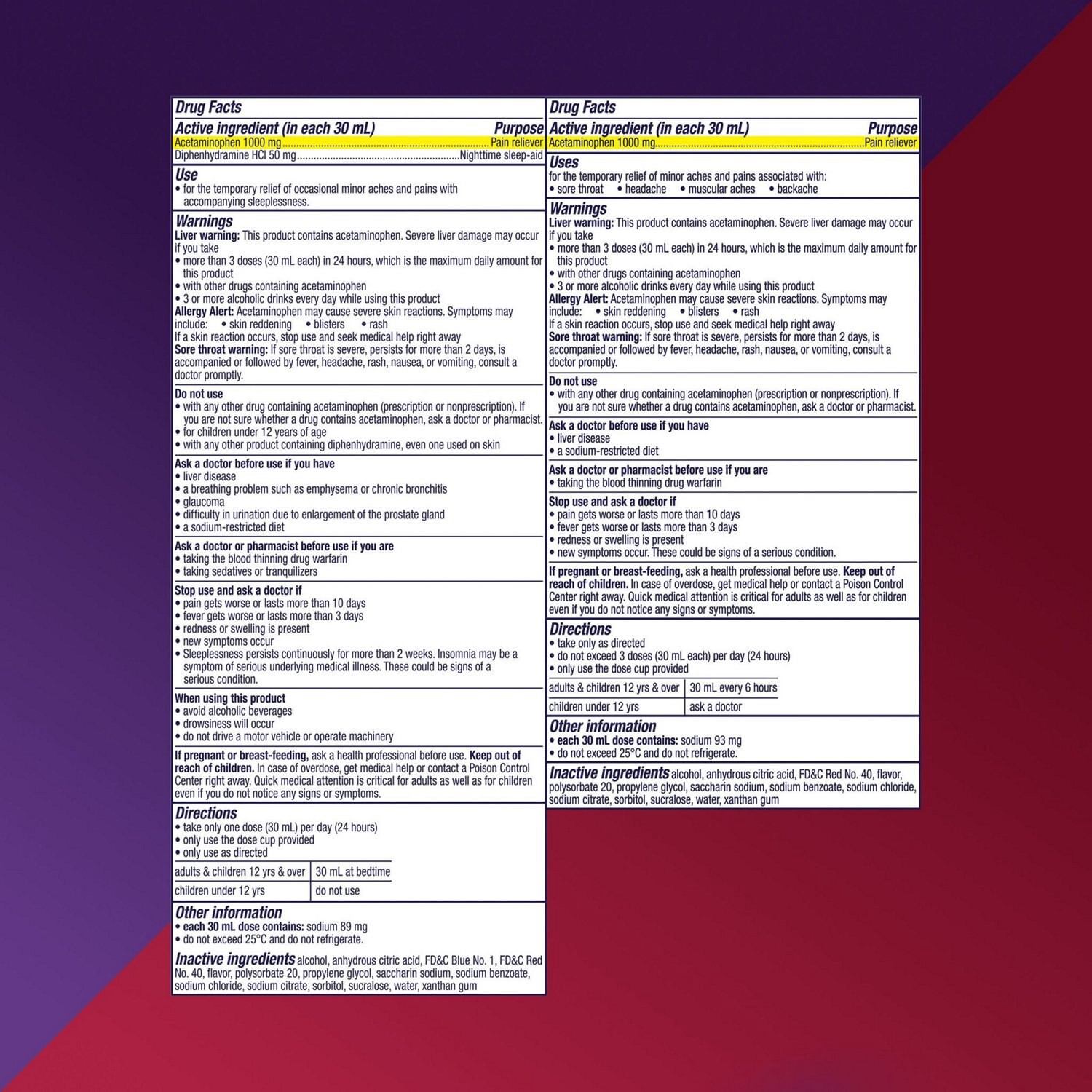 slide 6 of 11, Vicks Combo Pack Painquil Day Night, 24 fl oz