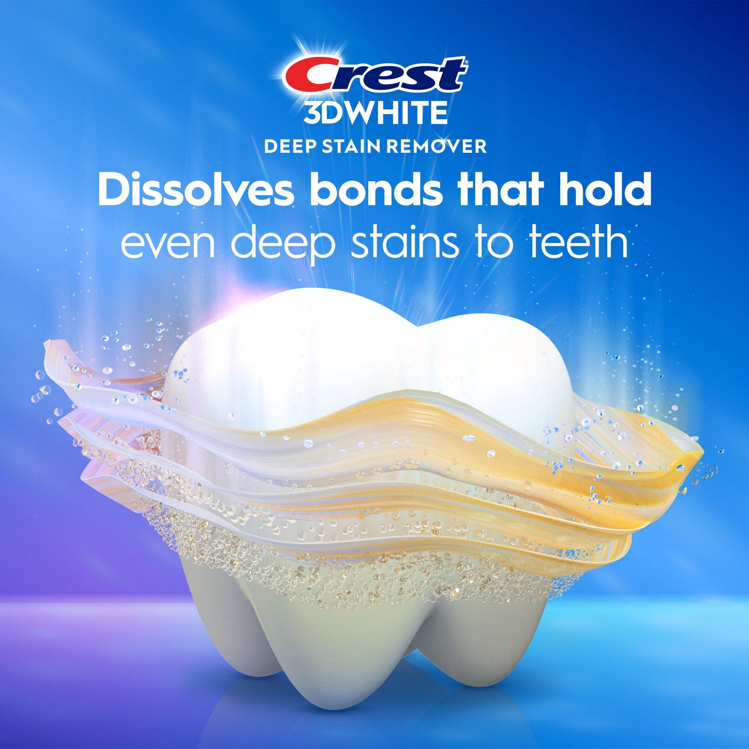 slide 5 of 10, Crest 3D White Deep Stain Remover Toothpaste Ultra White, 3.1 oz