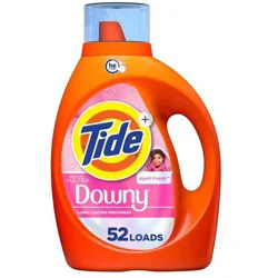 Tide+ Ultra Downy April Fresh Liquid Laundry Detergent, He