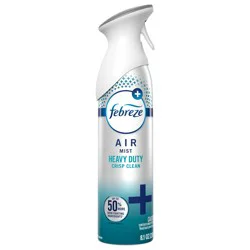 Febreze Air Mist, Air Freshener Spray, Heavy Duty Crisp Clean Scent