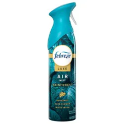 Febreze Air Mist, Luxe Air Freshener Spray, Rainforest Scent, 8.1oz