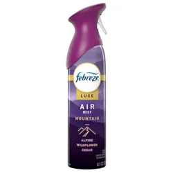 Febreze Air Mist, Luxe Air Freshener Spray, Mountain Scent