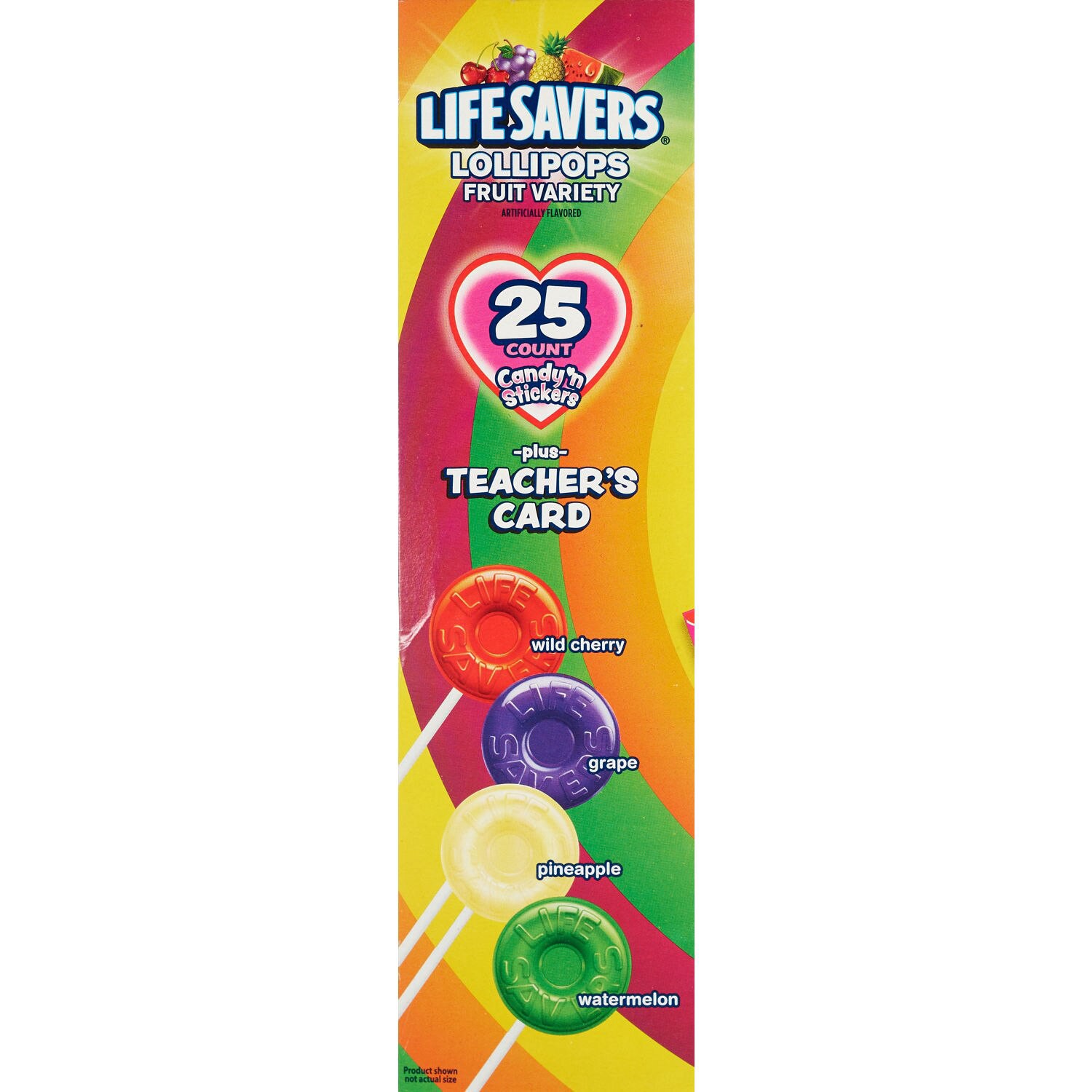 slide 5 of 6, Life Savers Valentine's Lollipops Classroom Exchange Box - 8.8oz/25ct, 1 ct