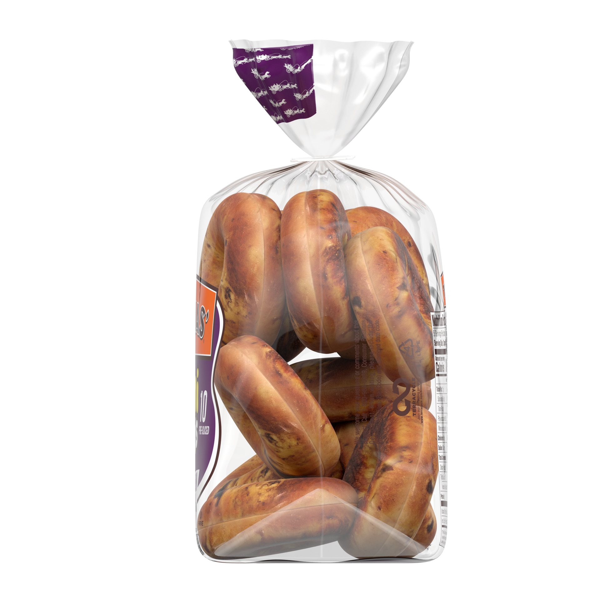 slide 3 of 5, Thomas' Cinnamon Raisin Mini Bagels - 18oz, 18 oz