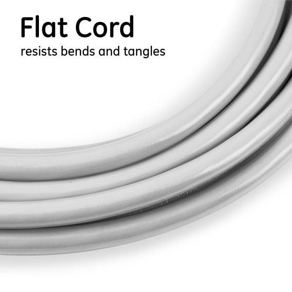 slide 5 of 9, GE 3-Outlet Extension Cord Gray, 25 ft