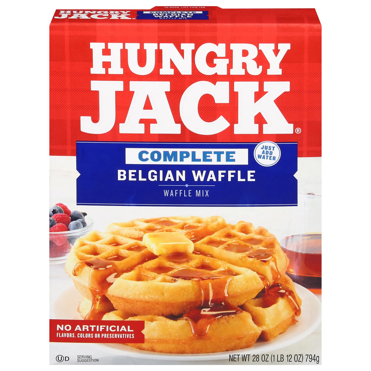 slide 1 of 14, Hungry Jack Complete Belgian Waffle Waffle Mix 28 oz, 28 oz