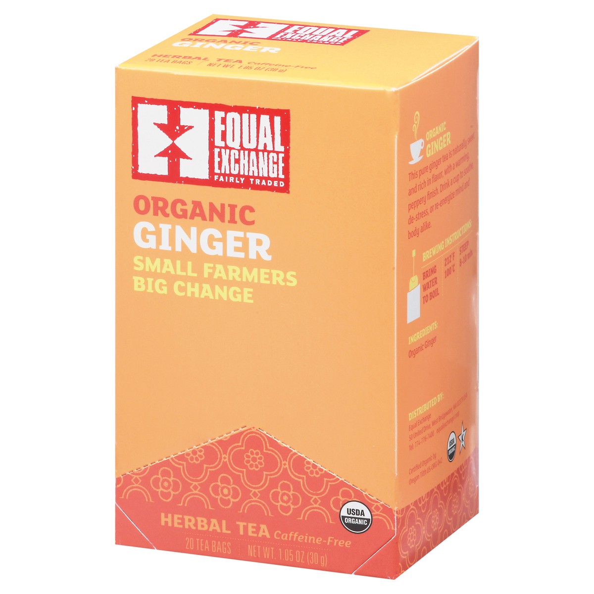 slide 7 of 13, Equal Exchange Tea Bags Organic Ginger Herbal Tea - 20 ct, 20 ct