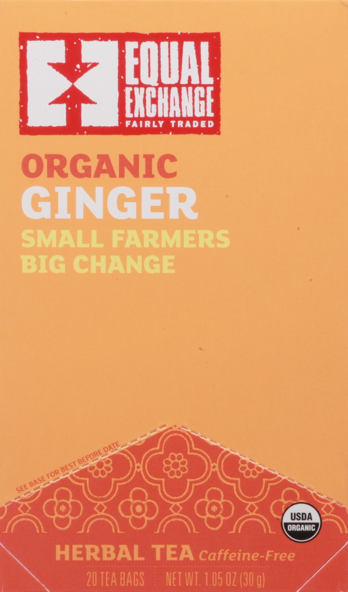 slide 9 of 13, Equal Exchange Tea Bags Organic Ginger Herbal Tea - 20 ct, 20 ct