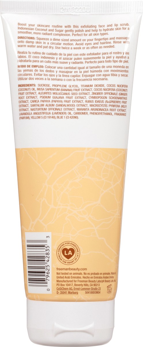 slide 4 of 10, FREEMAN Indonesian Coconut Face Scrub Mask, 1 ct