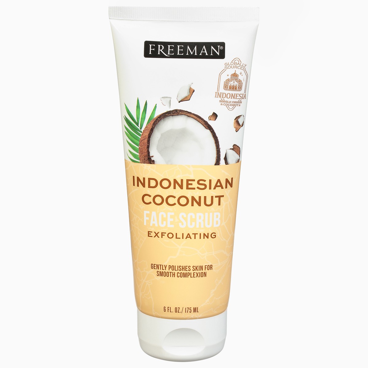 slide 2 of 10, FREEMAN Indonesian Coconut Face Scrub Mask, 1 ct