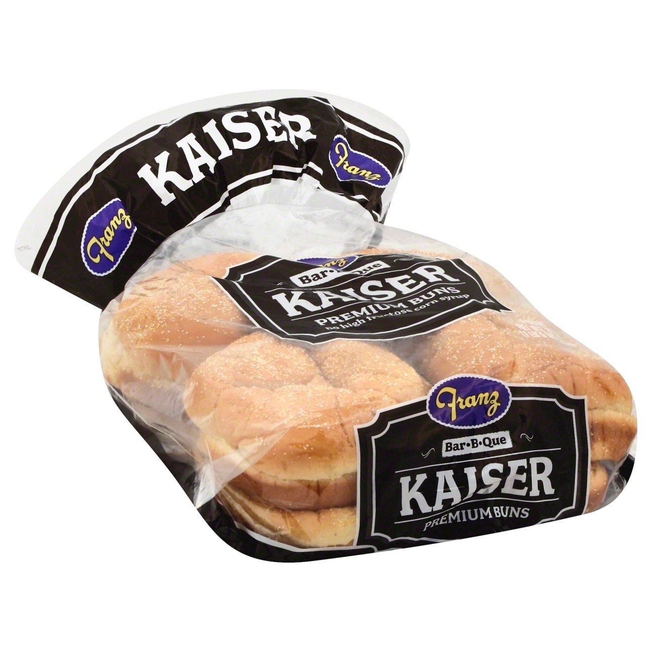 slide 1 of 8, Franz BBQ Kaiser Hamburger Buns 21oz, 21 oz