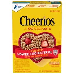Cheerios Cereal, Limited Edition Happy Heart Shapes, Heart Healthy Cereal with Whole Grain Oats, 8.9 oz