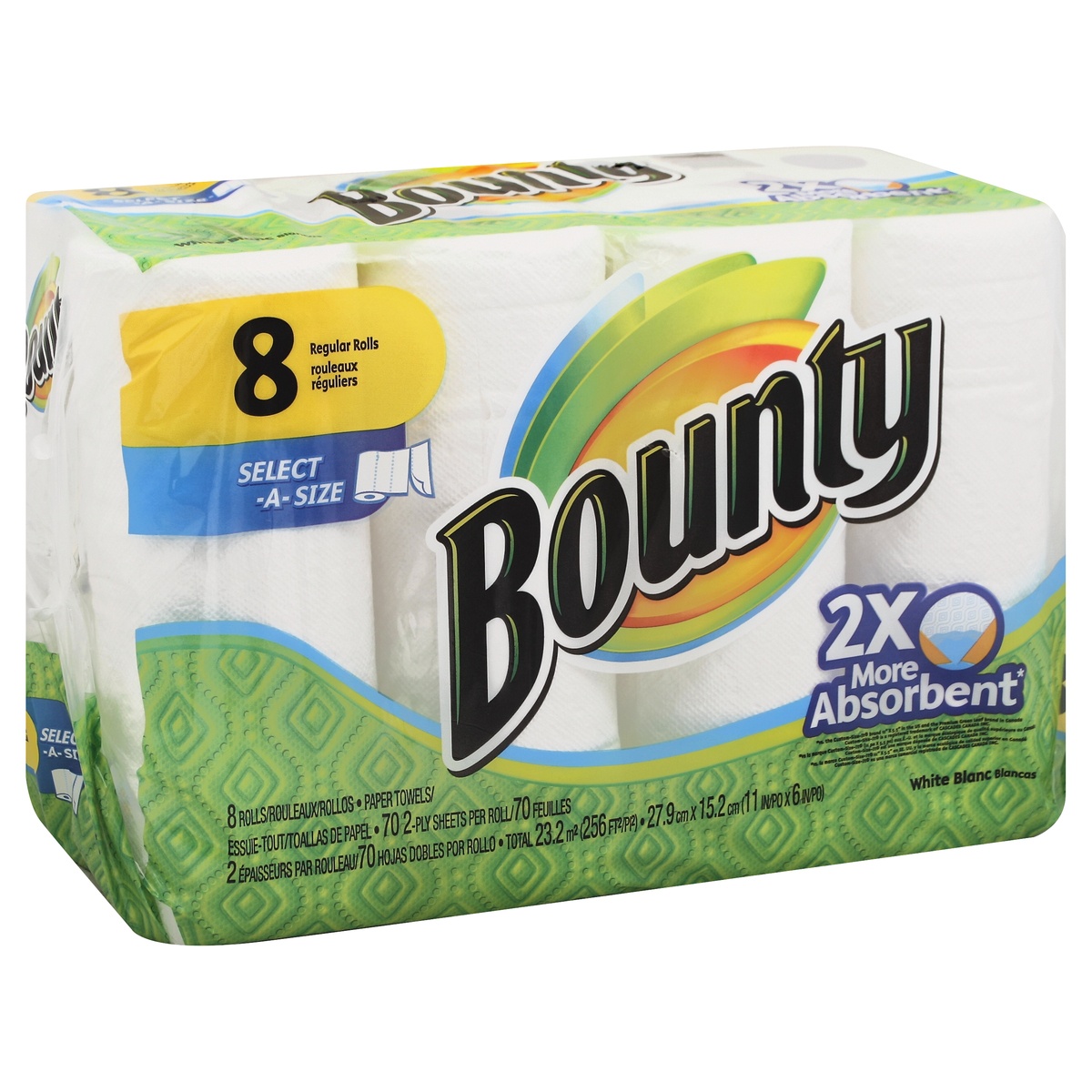 slide 1 of 1, Bounty Paper Towels, 8 ct