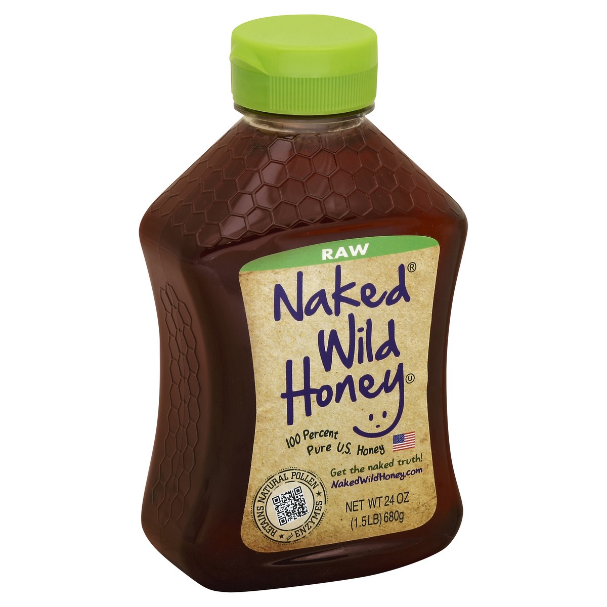 slide 2 of 2, Naked Wild Honey Honey 24 oz, 24 oz