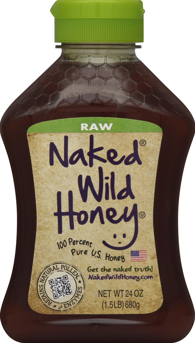 slide 1 of 2, Naked Wild Honey Honey 24 oz, 24 oz