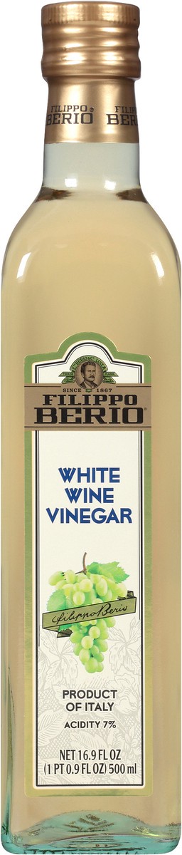 slide 9 of 9, Filippo Berio White Wine Vinegar, 16.9 fl oz