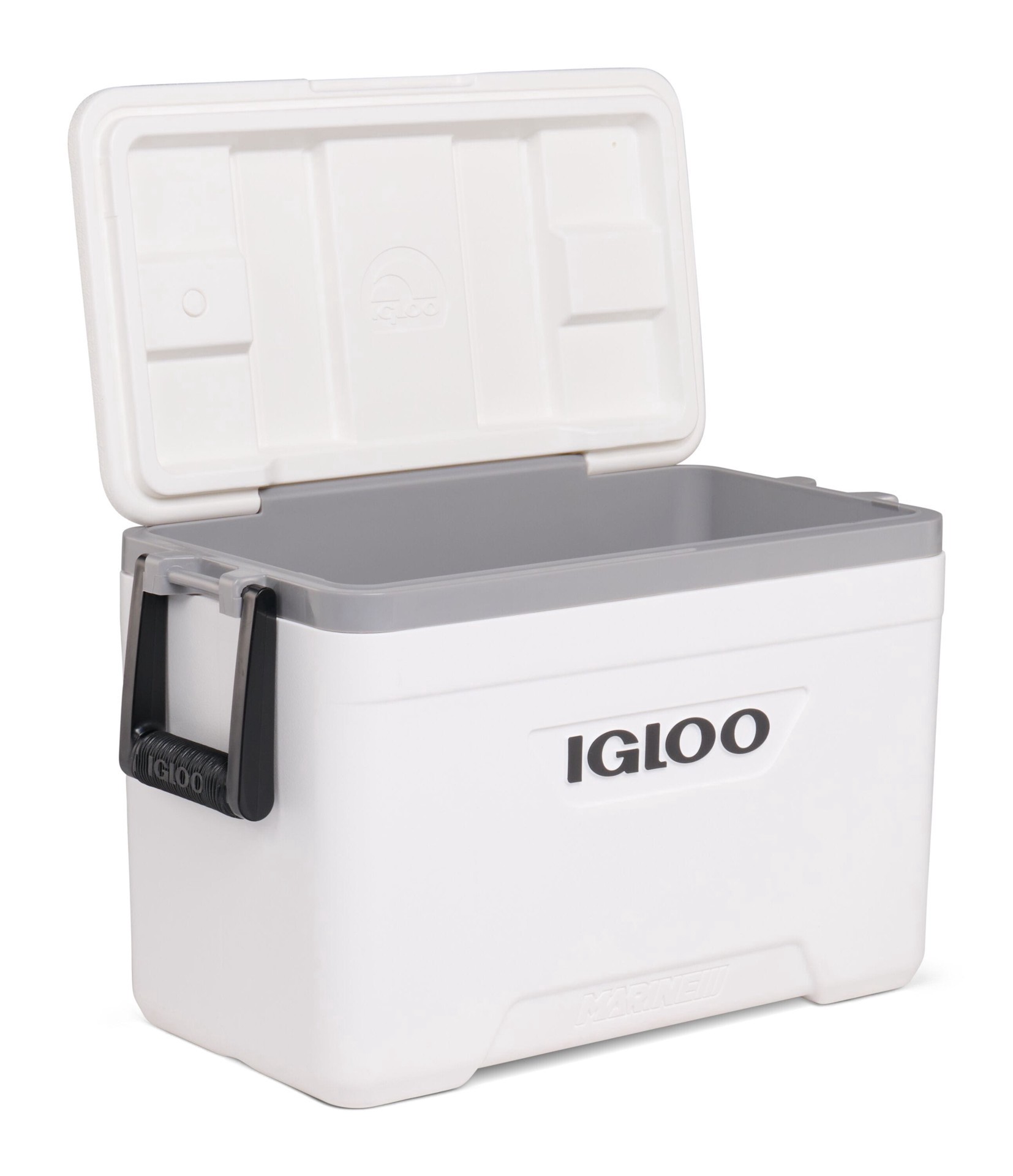 slide 2 of 6, Igloo Wht.Mnscpe Gry.Wht.Blk 25-Quart Insulated Marine Cooler, 1 ct