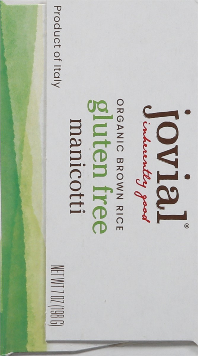slide 8 of 9, Jovial Gluten Free Brown Rice Pasta Manicotti, 7 oz