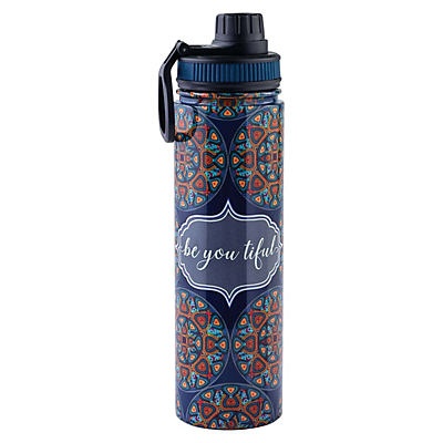 slide 1 of 1, All About U Be You Tiful Stainless Steel Bottle, 1 ct
