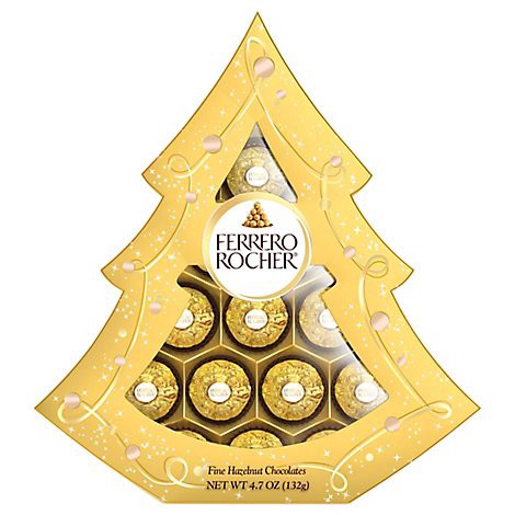 slide 1 of 1, Ferrero Rocher Fine Hazelnut Chocolates, 5.3 oz